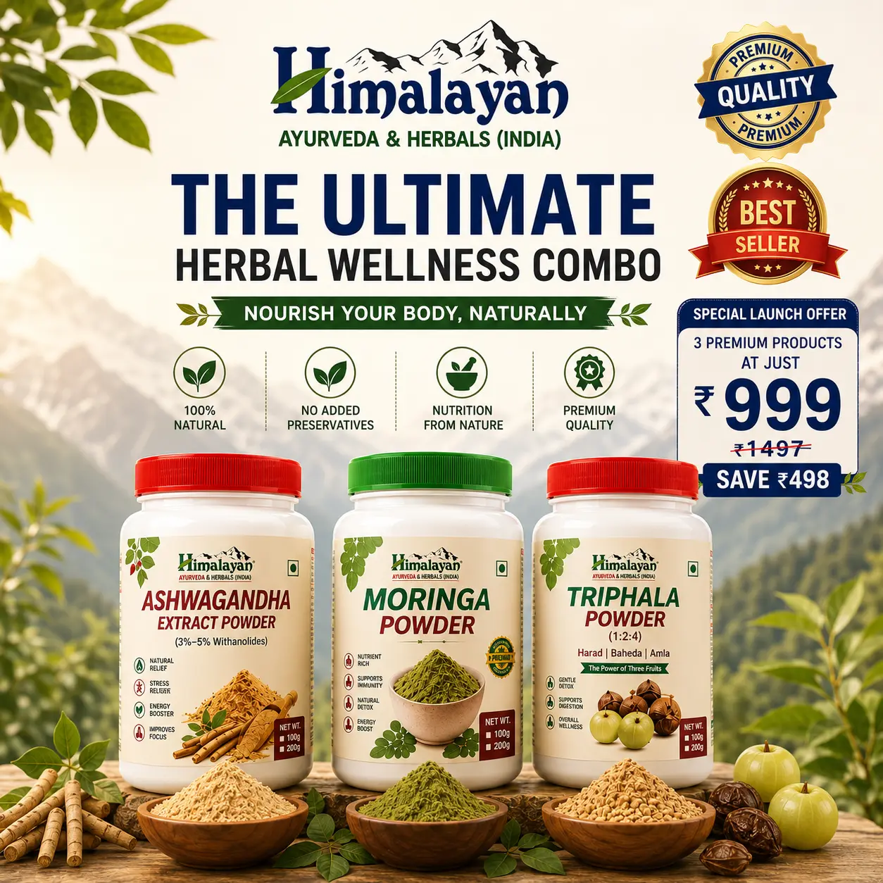 himalyan herbal wellness combo