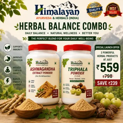 Ashwgandha & Triphala Powder Combo